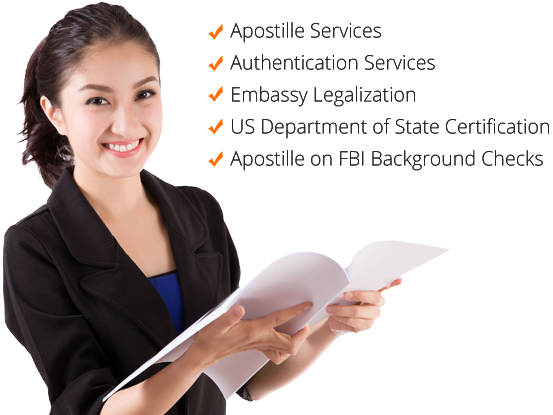 Document Apostille, Document Authentication, FBI Background Check, Embassy Legalization